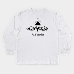 Wings Kids Long Sleeve T-Shirt